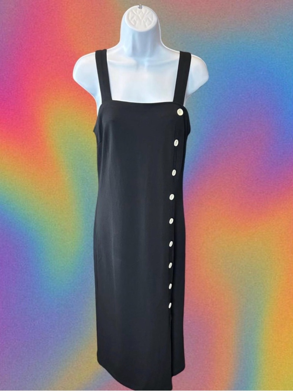Vintage 90’s black Joseph Ribkoff dress. Stretchy and form fitting